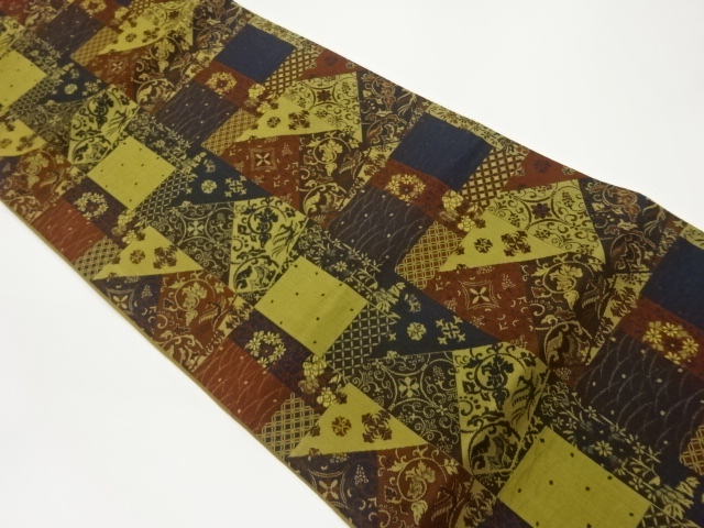 JAPANESE NAGOYA OBI / WOVEN PHOENIX